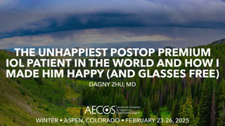Case: The unhappiest postop premium IOL patient in the world and how I made him happy (and glasses free)